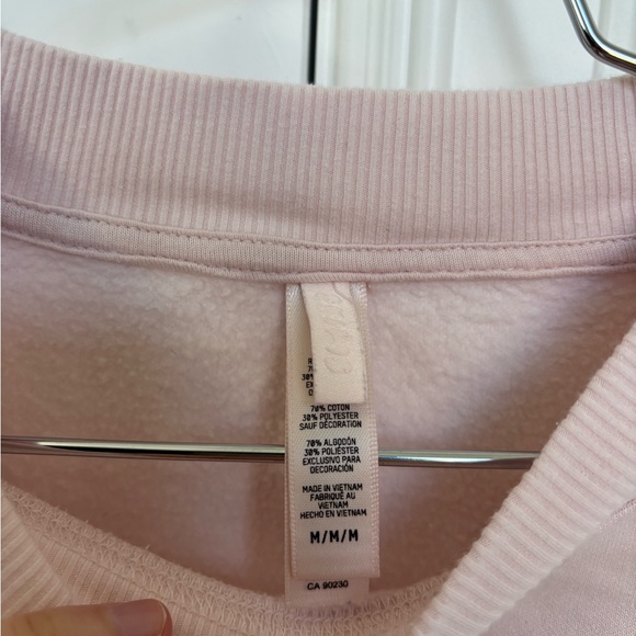 Skims holt renfrew oversized Women's Pink Sweatshirt medium Kim kardashian - Picture 7 of 9